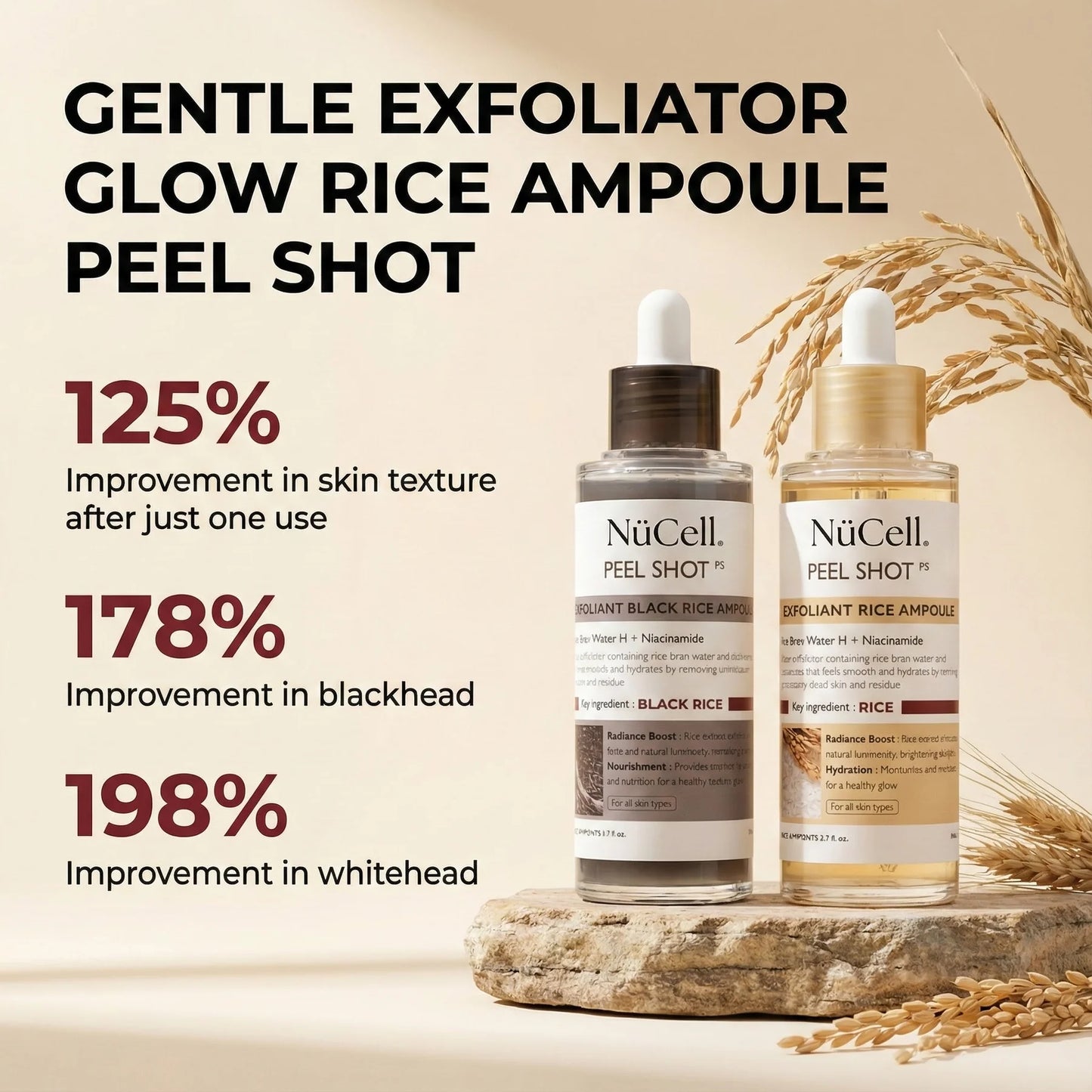 Peel Shot Glow Rice Ampoule Duo